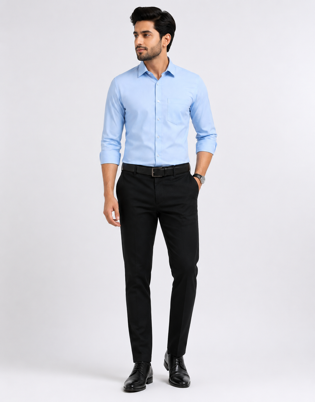 Men's Premium Cotton Oxford Button-Down Shirt