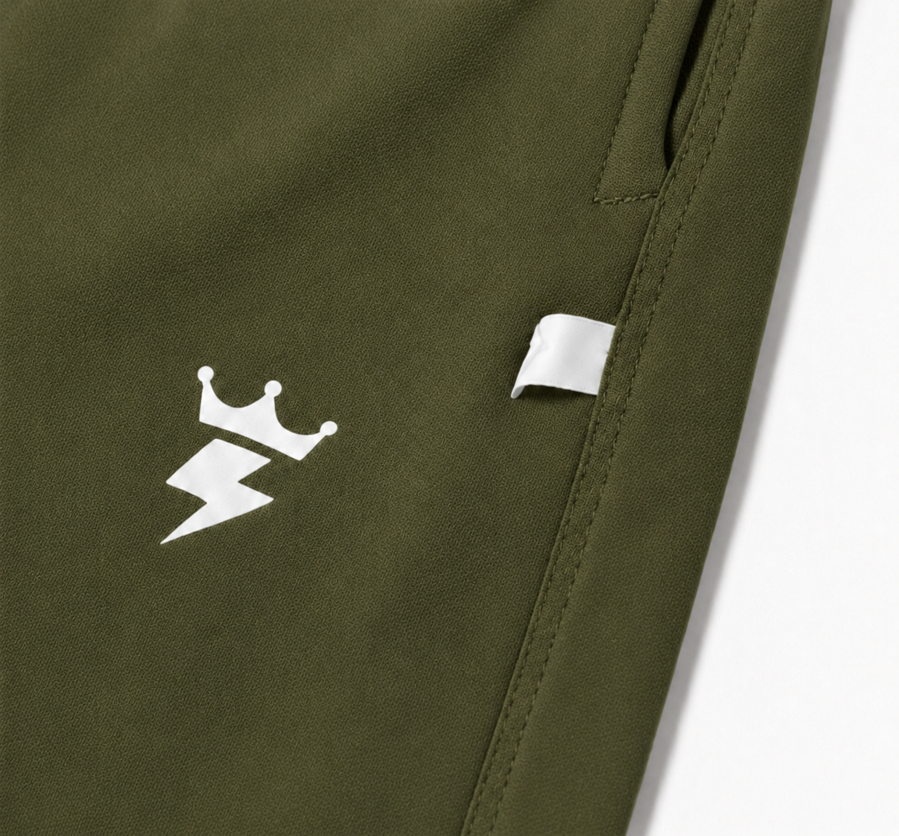 SWAGZAAR Men's Lycra Track Pants – Olive Green