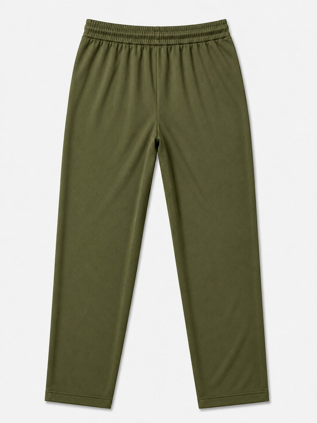 SWAGZAAR men's olive green lycra track pants with premium stretchable fabric, regular fit, zipper pockets and drawstring waist, ideal for gym, running, sports, workouts and everyday casual wear.