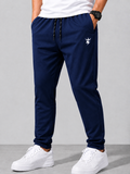 SWAGZAAR Men's Lycra Track Pants – Drak Blue